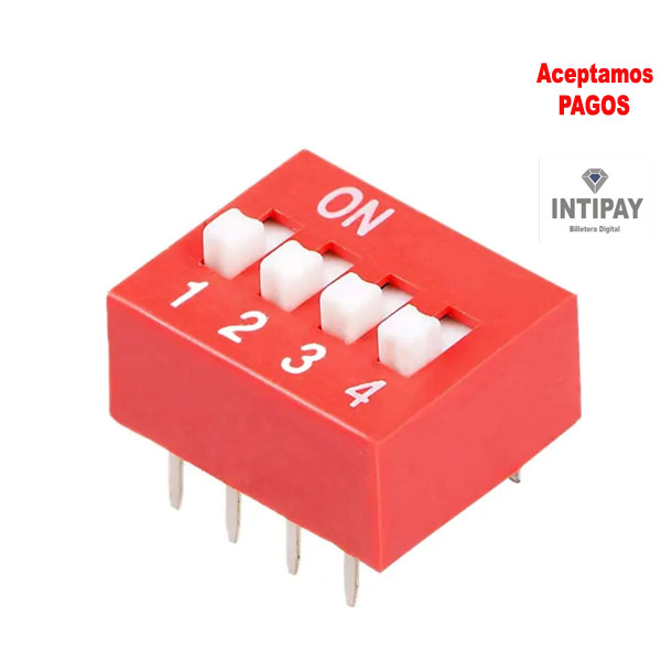 Interruptor de 04 dip switch